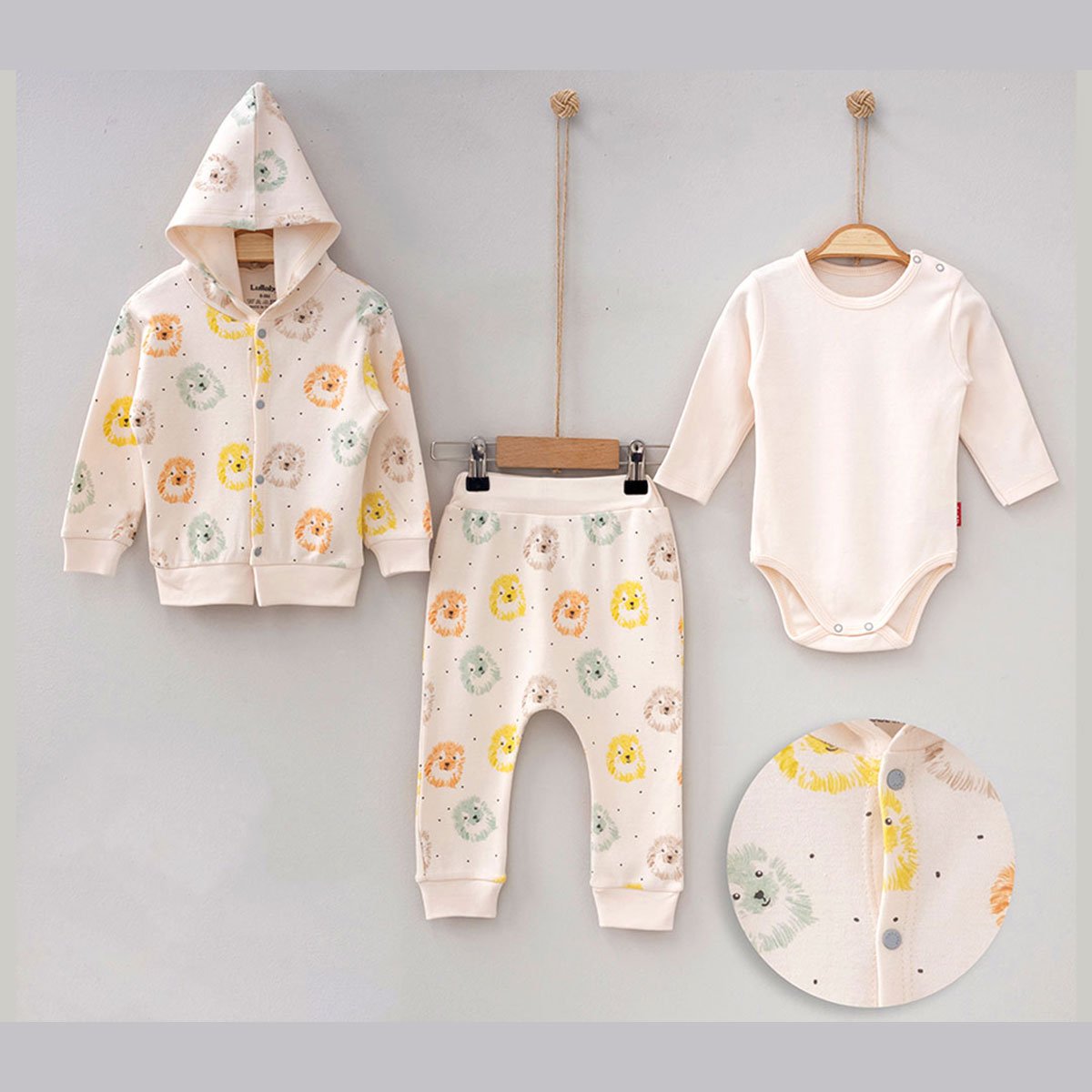 Hedgehog 3-Piece Baby Set