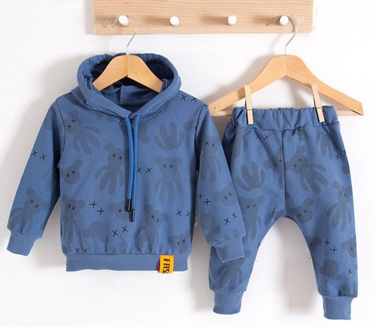 2-Piece Baby Set: Hoody and Trousers