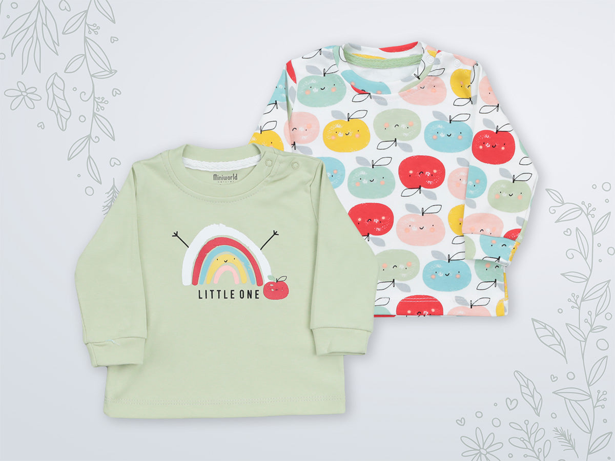 Apple Delight 2-Pack Baby Tops