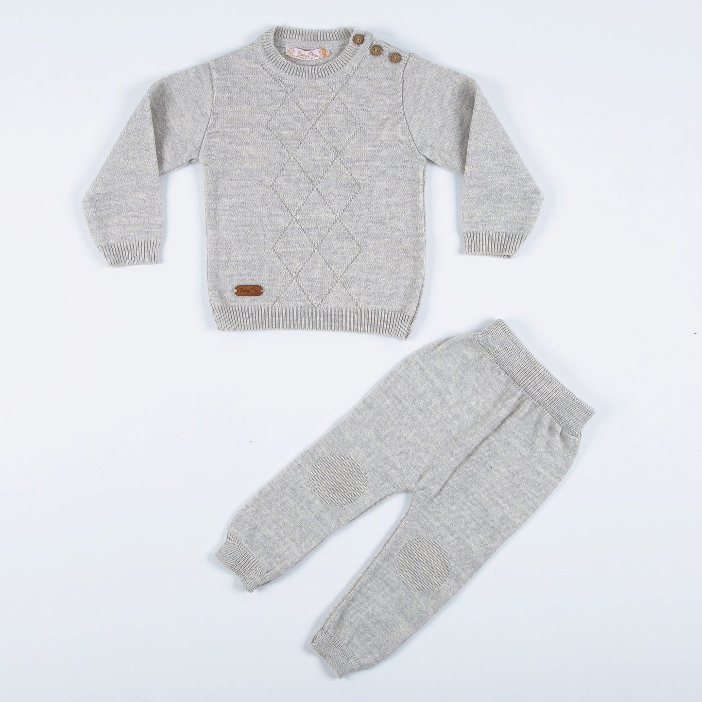 Classic Comfort: Boy Knitwear 2-Piece Set