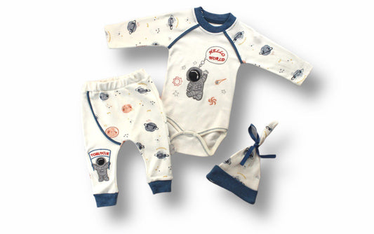 Astronaut-Themed 3-Piece Set