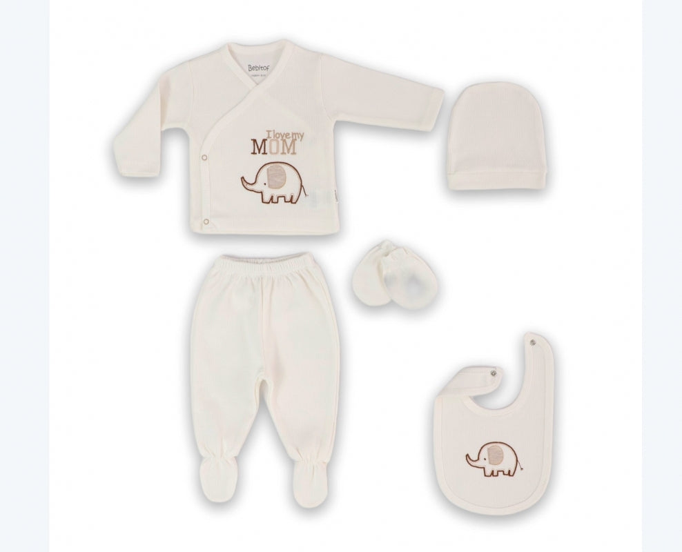 I Love My Mom 5-Piece Baby Set