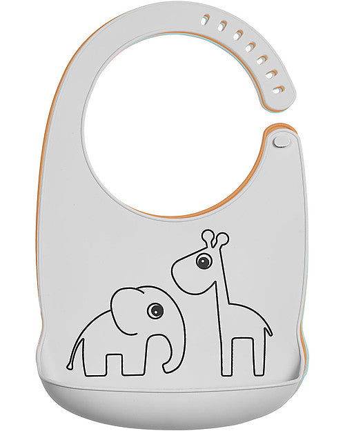 Baby Bib with Pocket - 100% Food Grade Silicone