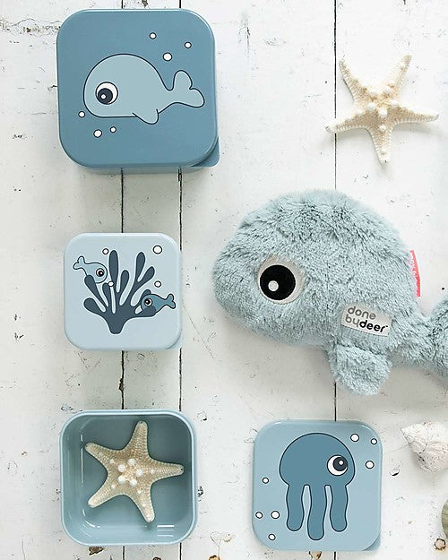 Set of 3 Sea Friends Snack Containers