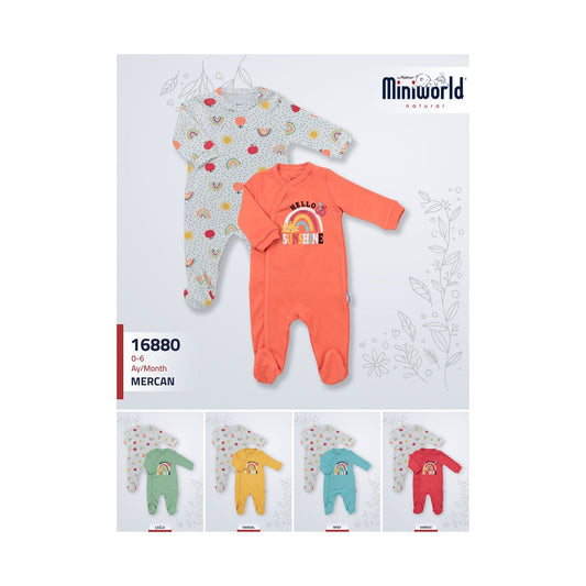 2-Pack: Footed Onesies