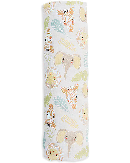 Breathable Swaddle Cover 120 x 120 cm - 100% Cotton Muslin