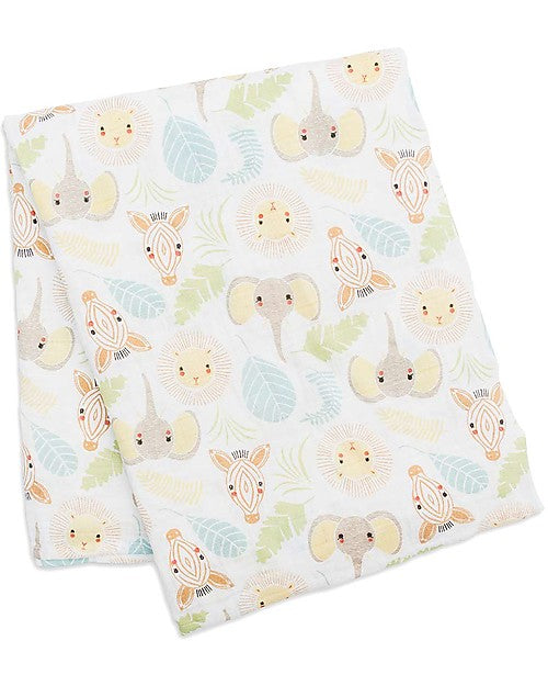 Breathable Swaddle Cover 120 x 120 cm - 100% Cotton Muslin